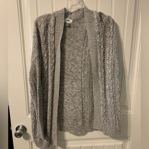 Grey cardigan